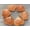 Orange Selenite, variant on Orange Selenite Gemstone Hearts, Polished Orange Selenite Puffy Hearts, Orange Selenite Palm Stone, Orange Selenite Heart (1 Heart)