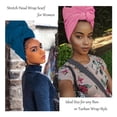 thumbnail image 6 of Hair Wrap for Black Women with Natural Hair Large Stretch Soft Edge Scarves for Braids Dreadlocks Headbands, 6 of 8
