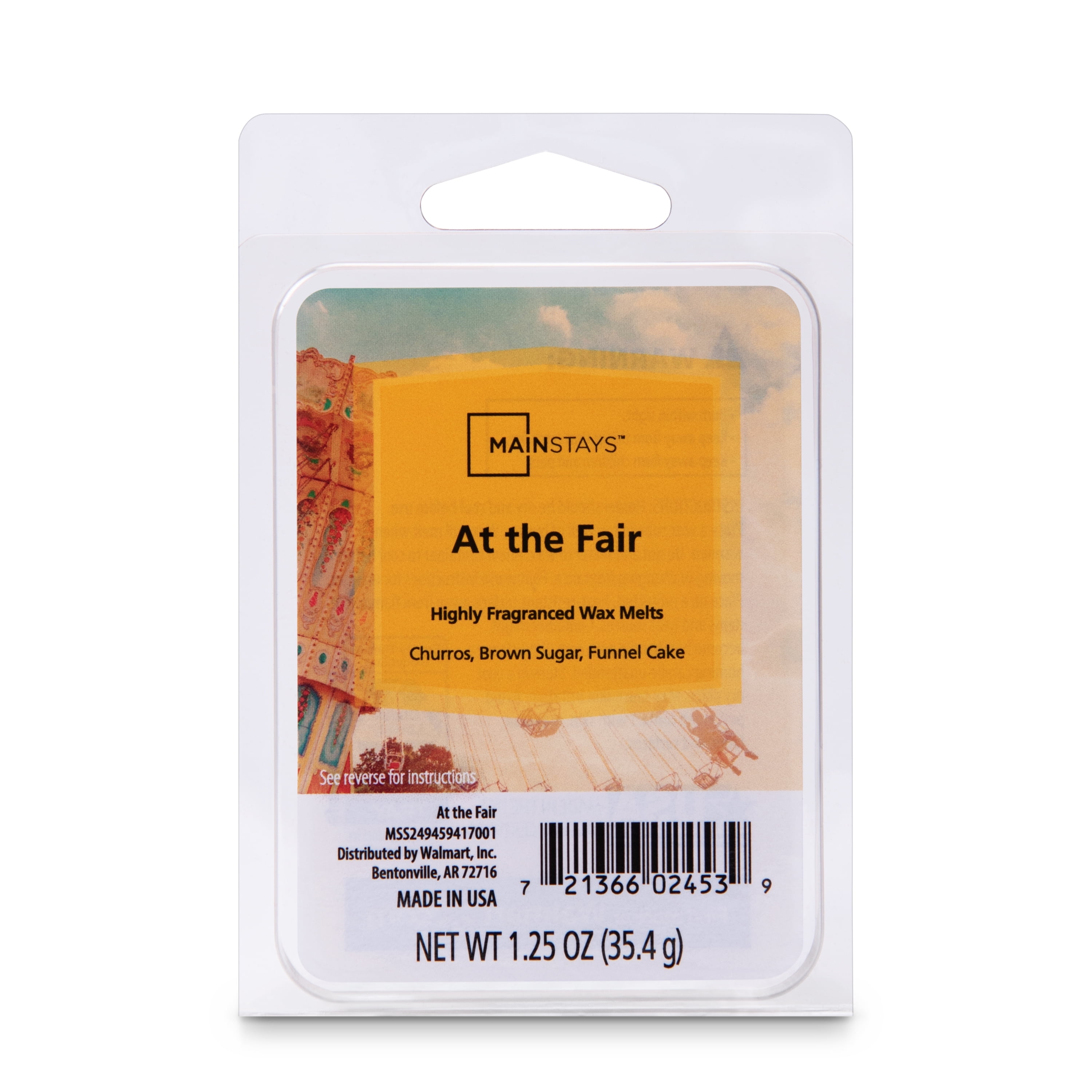 Mainstays Wax Melts, At The Fair, 1.25oz