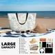 thumbnail image 5 of Disketp Sea Animals Bolsa de Playa de Gran Capacidad, Bolso Impermeable y a Prueba de Arena para Mujer, Ideal para Playa, Piscina y Natación, 5 of 7