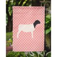 thumbnail image 3 of Caroline's Treasures BB7978GF Dorper Sheep Pink Check Flag Garden Size , Small, multicolor, 3 of 3