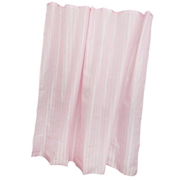 Revestimientos de cortina de a rayas de 72x72 pulgadas Pantalla de de poliéster impermeable, ojales a prueba de Rosado Soledad Cortinas de ducha
