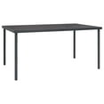 thumbnail image 2 of vidaXL 5 Piece Garden Dining Set Black Steel and Textilene, 2 of 5