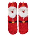 thumbnail image 2 of Chaussettes à Moins de 5 $ Rouges Automne Hiver Noël Tissage Peluche Chaudes Corail Peluche Chaussettes Maison, 2 of 3