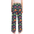thumbnail image 3 of FORMRS Women's Pajama Pants with Pockets Soft Comfy Loungewear Sleep Bottom, Sizes S-2XL, Colorful Space Cat, 3 of 8