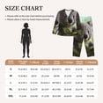 thumbnail image 4 of Honeii Daisy Koala print Women's Pajama Sets Long Sleeve Button Down Sleepwear Nightwear Soft Pjs Lounge Sets-X-Large, 4 of 7