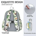 thumbnail image 5 of Cute Dinosaur Pattern Backpack for School,Cute School Bag,Schoolbag with Adjustable Shoulder Straps & Padded Back,13.4"x11"x4.7", 5 of 6