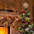 thumbnail image 3 of Christmas Tree Topper Rattan Star Tree Top Con Luces De Cadena Usb 50 Led Tree-Top Star Lights Para El Adorno Del Árbol De Navidad Fiesta Interior Decoración Para El Hogar Moyic HA038059-00, 3 of 6