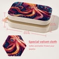 thumbnail image 5 of Octopus Velvet Portable Storage Box with Removable Compartment: Gift-Ready Organizer for Bracelets, Necklace, and Jewelry, 5 of 7
