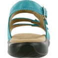 thumbnail image 3 of Women's SAS Mystic Adjustable Slingback Sandal Web Turquoise Leather 10.5 W, 3 of 6