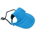thumbnail image 1 of Dog Sun Hat, Adjustable Pet Sports Hat Sun Protection With Ear Holes For Small Dogs For Outdoor, 1 of 8