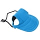 thumbnail image 2 of Gorra de béisbol para perro, protección solar, cómoda y ajustable, con orificios para las orejas, para perros pequeños, azul, L, 2 of 14
