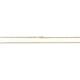 thumbnail image 3 of Floreo 10k Tri-Color Gold 2.1mm Valentino Link Chain Necklace, 3 of 6