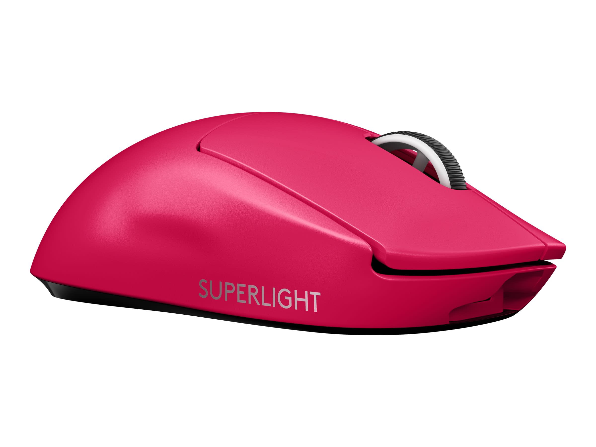 Logitech G PRO X SUPERLIGHT Wireless Gaming Mouse, HERO 25K, 25,600 DPI, 5 Buttons, PC/Mac - Magenta - Walmart.com Logitech G PRO X SUPERLIGHT Wireless Gaming Mouse, HERO 25K, 25,600 DPI, 5 Buttons, PC/Mac - Magenta - Walmart.com