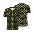 thumbnail image 3 of Daiia Pineapple Mens Baseball Jersey Button Down Shirts Short Sleeve Sports Uniforms-Small, 3 of 9