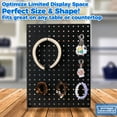 thumbnail image 3 of Storage Standard Metal Pegboard Retail Display Rack Jewelry Organizer for Jewelry and Crafts 17 x 13 in, 3 of 9