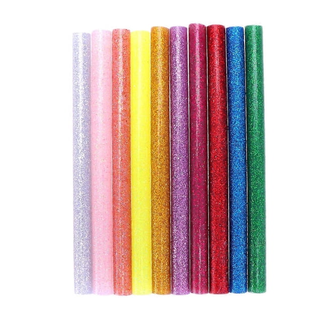 100pcs Glitter Glue Sticks Hot Melt Glue Stick Eco-friendly Glue Sticks Melt Glue Sticks
