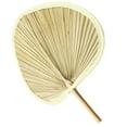 thumbnail image 6 of PAMINGONO 1Set Fans Handheld Woven Leaf Great For Keeping Cool At The Beach Or During Parties, 6 of 8