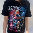 thumbnail image 1 of Camiseta Iron Maiden de manga corta negra para hombre, 1 of 3