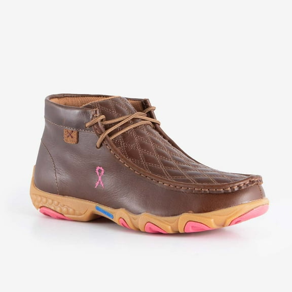 Twisted X Women's Chukka Driving Shoes Moc Toe Brown 8.5 M