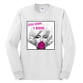 thumbnail image 2 of Marilyn Monroe Being Normal is Boring | Mens Famous People Long Sleeve T-Shirt, White, Large, 2 of 4