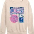 thumbnail image 3 of Instant Message - Japanese Panels - Women's French Terry Long Sleeve Pullover, 3 of 6