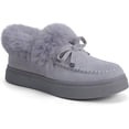 thumbnail image 4 of Winter Flat Boots Warm Durable Shoes Casual  Fur Lining Ankle Snow Boots Loafer Flats Platform Thick Plush Shoes for Women Z1, 4 of 13
