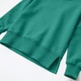 thumbnail image 7 of Zpanxa Sets for Women Clothing Two Piece Solid Crew Neck Long Sleeve Oversized Top and Leggings, 7 of 7