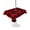 Red, variant on Outdoor Tablecloth with Umbrella Hole for Patio/Picnic/Party/Camping, White Zebra Striped Waterproof Table Cloth Rectangle Table Cover Washable, Animals Fur Abstract Art (60"x 84")