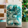 thumbnail image 1 of Bolas de árbol de Navidad colgantes navideños 1,2 / 1,6 / 2,3 pulgadas manualidades chimenea de plástico DIY puerta de ventana 30 piezas Worallymy JD709782991, 1 of 5
