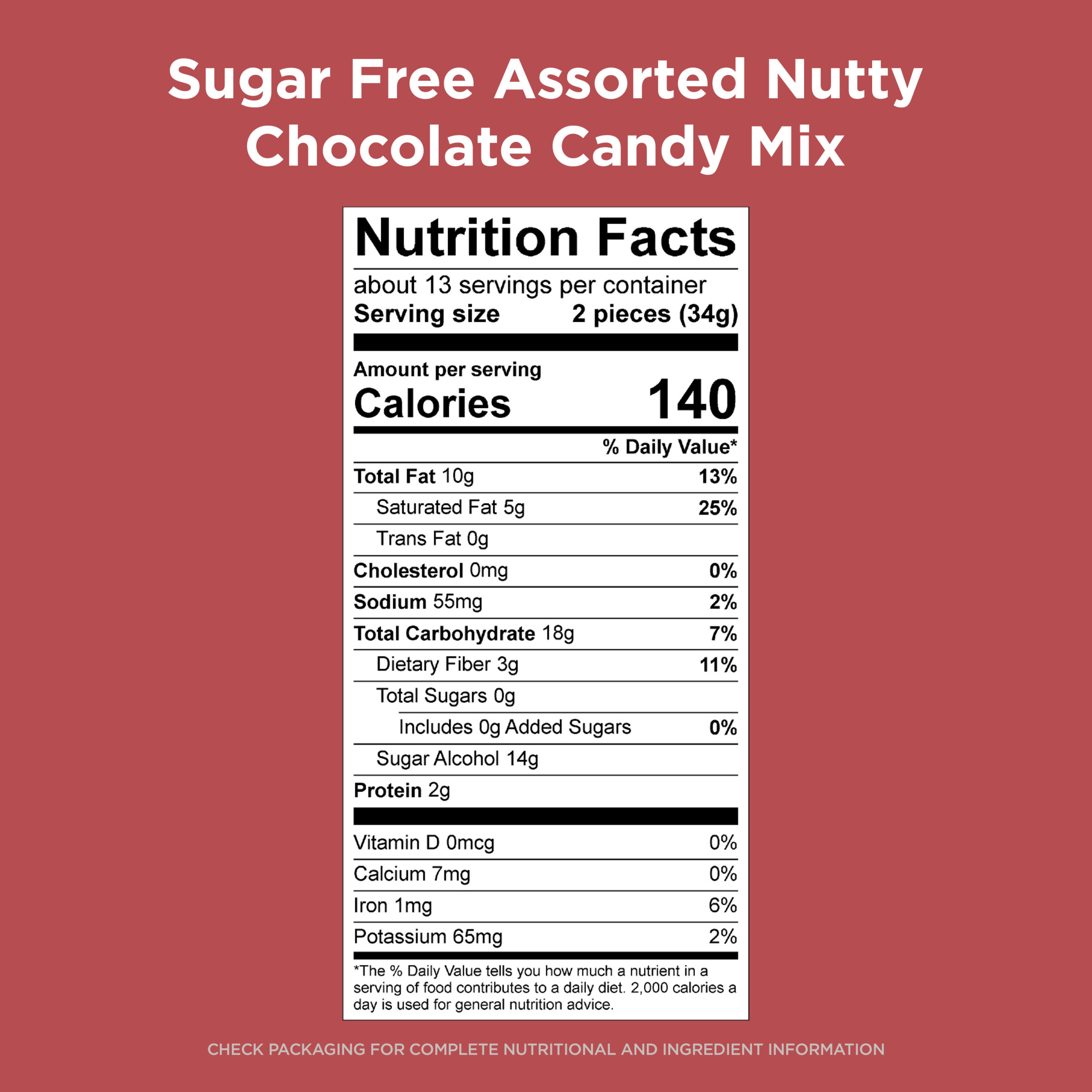 Russell Stover Sugar Free Nutty Chocolate Mix 15.5oz photo 8