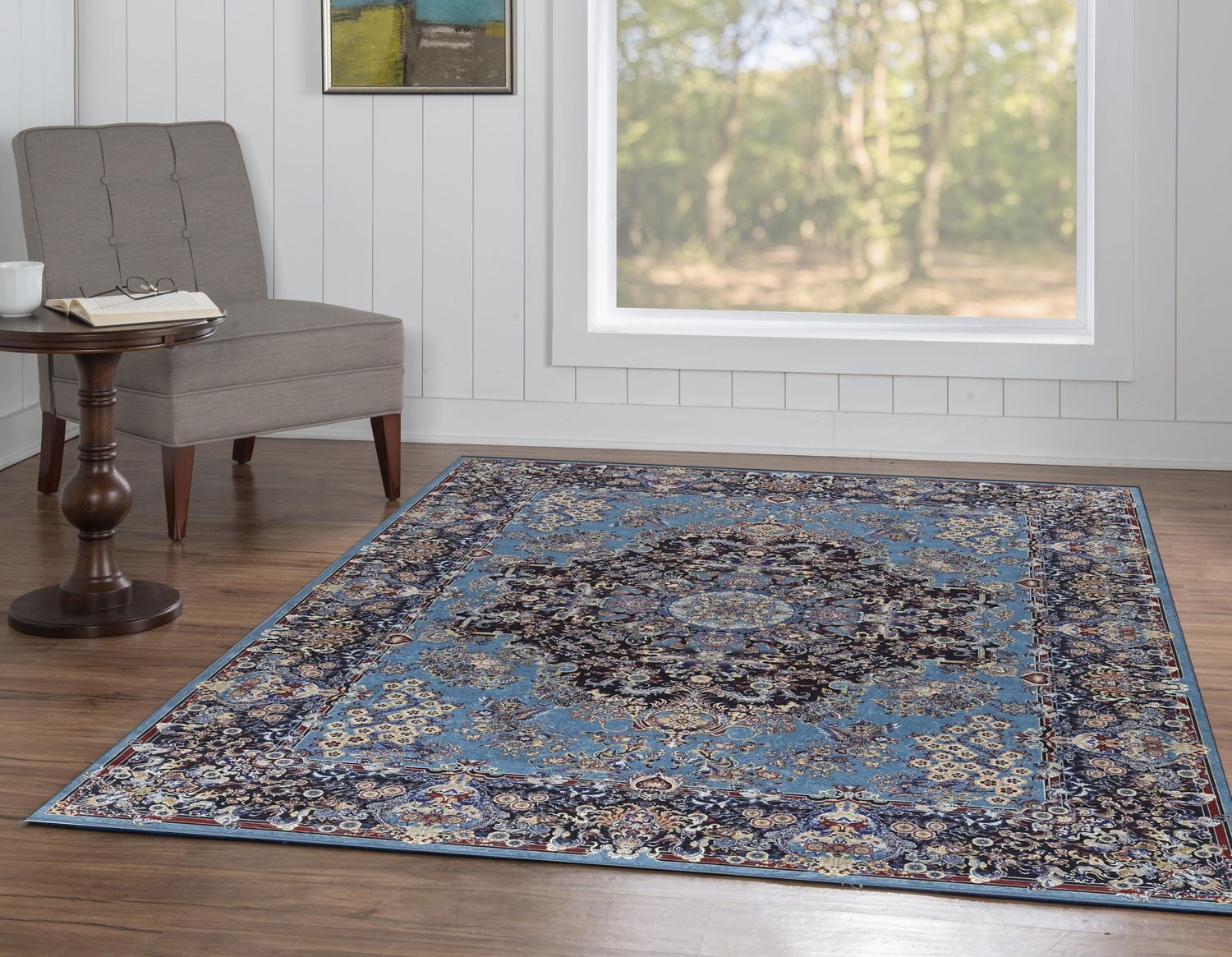 Emerald Charlotte Ivory & Raspberry 5' x 7' Area Rug