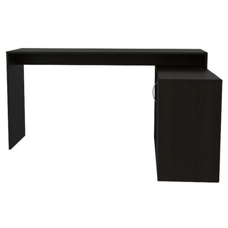 UPC: 0798911208201 | FM FURNITURE LLC Dallas L-Shaped Home Office Desk  Black