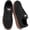 Black, variant on Sneakers for Women Suede Low-Top Shoes Casual Lace-Up Walking Shoes with Non-Slip