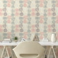 thumbnail image 2 of Ambesonne Tropical Peel & Stick Wallpaper for Home, Flora Pattern Leaves Plot, 13"x100", Pale Salmon Blush and White, 2 of 5