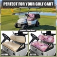 thumbnail image 4 of HUIACONG Star Marble Pattern Golf Cart Seat Covers, All Weather Easy Installation Golf Cart Seat Towel Blanket for 2 Person Golf Carts, 4 of 7