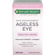 Nature's Bounty Optimal Solutions Ageless Eye Advanced Verisol Collagen Dietary Supplement, 120 count