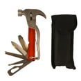 thumbnail image 2 of Pocket Size Multitool, Multitool Hammer Knife Bottle Opener Wrench Metal Wood  For Camping, 2 of 8