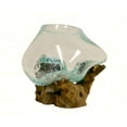 thumbnail image 1 of Shimini Glass Bowl & Wood Sculpture, 1 of 1