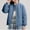 Blue, variant on OGLCCG Teens Girls Lightweight Quilted Puffer Jacket Long Sleeve Button Down Fall Winter Coats Casual Padded Jacket with Pockets 5-15 Years