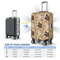 thumbnail image 6 of Lsque Snake And Flower Printed Luggage Cover, Travel Luggage Protector,Scratch and Dirt Resistant, Fits 18-32 Inch Luggage -, 6 of 9