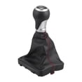 thumbnail image 1 of Pomo de palanca de cambios manual de 6 velocidades con cubierta contra el polvo - Pomo de palanca de cambios - para Audi A6 2004-2008 de plástico, 1 of 7