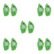 thumbnail image 1 of Qarigey 1 par de de hockey sobre hielo Skate Cover Jacket Soakers Guards M Green Type2, 1 of 6