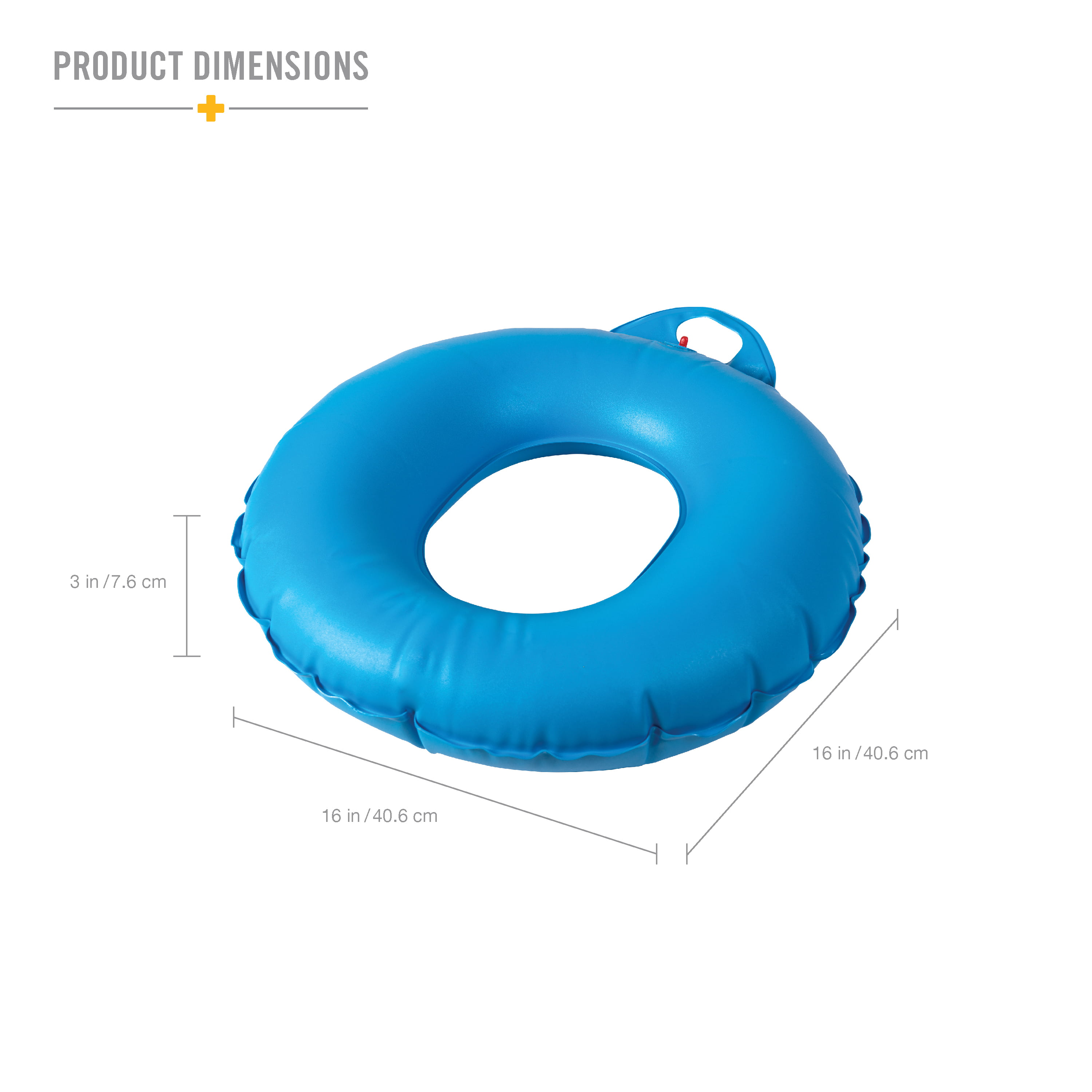 Shineyid Donut Pillow, Inflatable Donut Cushion for Tailbone Pain,Hemorrhoid  Seat Cushion (15 Light Blue, Air Pump Included) - Yahoo Shopping