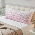 thumbnail image 4 of Pink Body Pillow Covers 20"x54", Polka Dots Watercolor Abstract Art Soft Brushed Microfiber Breathable Throw Pillow Covers, Pillowcase with Zipper for Couch Sofa Bedroom Living Room, 4 of 9