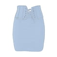 thumbnail image 5 of Youmylove Women Fashion High Waist Denim Skirt With Tie Belt Versatile Comfy Trendy Leisure, 5 of 5