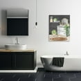 thumbnail image 2 of Stupell Industries Relaxed Green Bath Vanity Canvas Wall Art design by Kim Allen, 40 x 30, 2 of 7