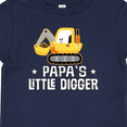 thumbnail image 4 of Inktastic Papa Little Digger Construction Truck Boys Baby T-Shirt, 4 of 5