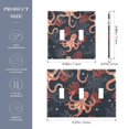 thumbnail image 3 of Dailycode Light Switch Plate Covers 2 Gang Wall Plate Plastics Outlet Covers for Kitchen Home Office Decor Octopus and Coral in Sea, 3 of 8