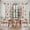 Beige, variant on Pink Flowers Yak Tier Curtains 54 Inch Length, Vintage Spring Floral Bathtub Watercolor Cafe Short Curtains for Bathroom Over Sink, Small Kitchen Curtain Light Filtering Drapes 2 Panels 27.5"Wx54"L
